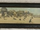 An Overpainted Photograph Of Ocean Beach, New London, Connecticut Circa 1916