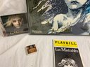 Autographed Playbill Les Miserables Poster Framed, CD, Magnet, Ticket Stub, Show Program & Cards