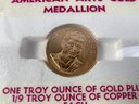 1980 1Oz Gold American Arts Gold Medallion Commemorative Grant Wood 1 Troy Ounce