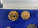 1961 South Africa Proof Set Including 1 And 2 Rand Gold And Silver Coins 1 Of 3