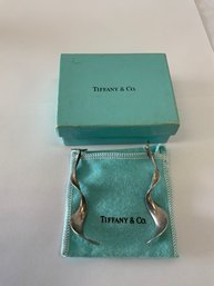 Tiffany & Co. Frank Gehry Sterling Large Orchid Drop Earrings