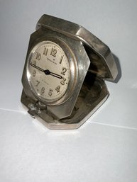 Tiffany Co Sterling 8 Day Travel Clock