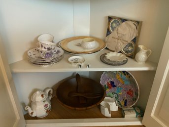 Assorted China Collectibles Including Belleek, Royal Grafton And More