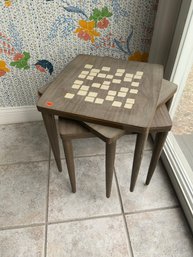 Set Of 3 Nesting Tables With Formica Tops