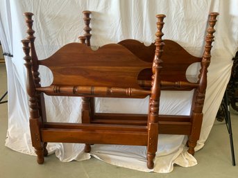 Pair Of Stickley Cherry Four Poster Beds