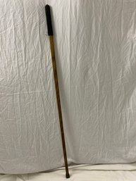 Wood Wading Staff Housatonic Meadow Fly Shop Signed, 54in.
