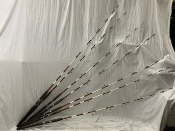 Rods By George Custom Made 7 Ft. Deep Sea Big Game Rods Set Of 7