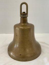 Vintage Brass Bell 12 Diameter Extremely Heavy No Ringer