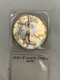 1991 USA Silver Dollar