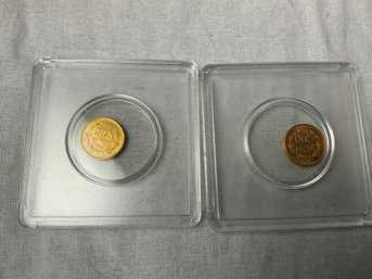 2- Dos Pesos 2 Pesos Mexico Gold Coin 1920 1944