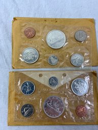 2-1965 Canadian Mint Sets