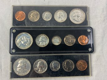 3-sets Of Proof Coins 1958 And 1960