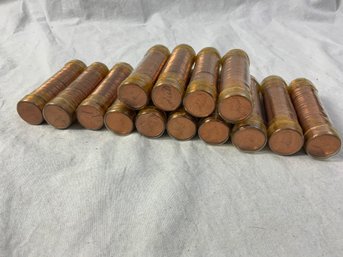 14 Rolls Of Uncirculated 1960 Pennies