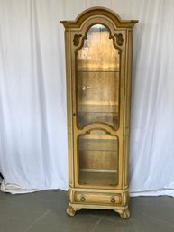 Weiman French Style Tall Curio Cabinet