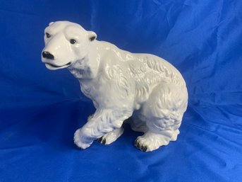 Large Royal Dux Porcelain Polar Bear