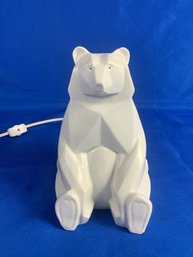 Porcelain Polar Bear Night Light