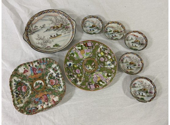 8 Pieces Of Assorted Asian Porcelain