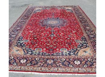Large Hand Made Oriental Room Size Persian Rug 9ft 11in X 16ft 4in
