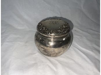 Sterling Silver Powder Jar 4.6 Ozt