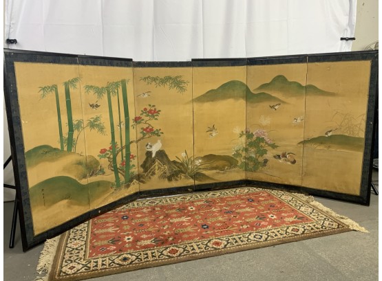 Artist Signed Six Frame Oriental Piece.