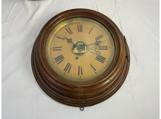 Walnut Galley Clock.