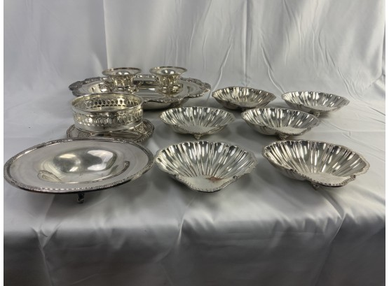 Kingsway Silver Plate And Serving Pieces.