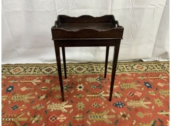 Walnut Tray Style End Table