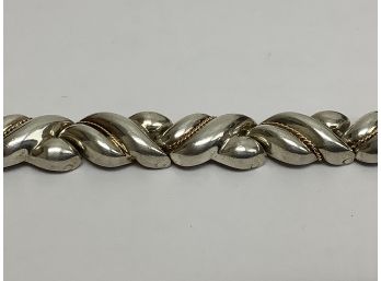 Pazia 18kt And Sterling Twist Bracelet