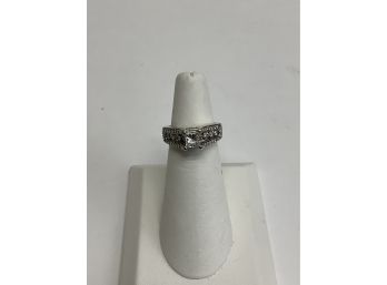 14kt 1cttw Diamond Ring With .40ct Diamond Center