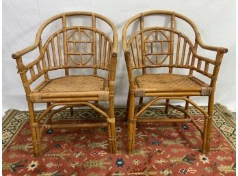 Pair Of Rattan Chairs