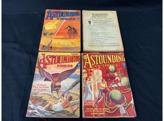 Pulp Astounding Stories May, July, August, October 1931