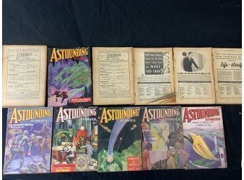 Pulp Astounding Stories. All 1936 Except March