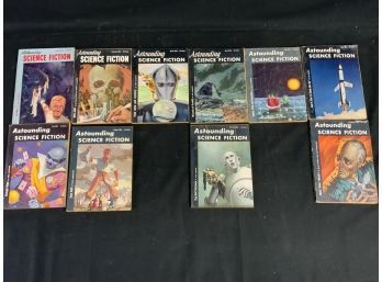 Pulp Astounding Stories. Near Complete Run. All Of 1953 Except  September And November