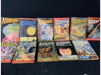 Pulp Astounding Stories. Near Complete Run. All Of 1938 Except June.