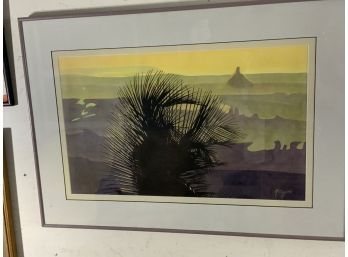 Artist Signed Desert Print.