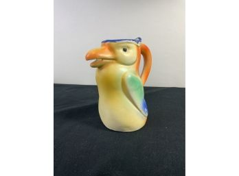 Small Bird Designed Creamer Made From Czechoslovakia. Various Colors