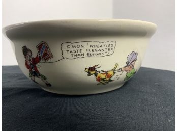 Vintage Skippy Wheaties Bowl.