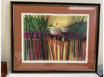 Garrick Palmer Wooded Landscape Signed And Numbered Color Lithograph