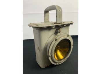 WWII U.S. Navy Battle Lamp UMPCI With Yellow Lens