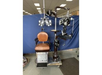Bausch And Lomb Optometrist Chair And Equipment