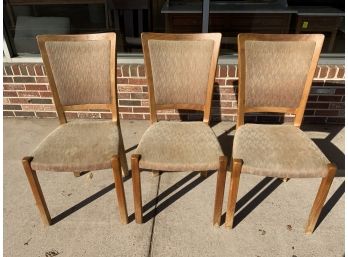 Set Of Three J.L. Moller-Hojbjerg Denmark Chairs