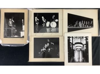 Jazz At The Philharmonic Concert Sept 1956. Large Original Photo Of Percy Heath, Ray Brown, Gene Krupa, & More