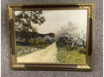 David Davidson “Blossom Lane” Hand Colored Photograph