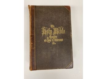 The Complete Analysis Of The Holy Bible 1869 Leather Bound