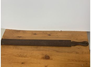 1882 Wood Measuring Stick With Brass End