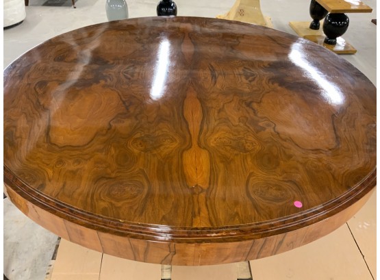 Burled Wood Round Table