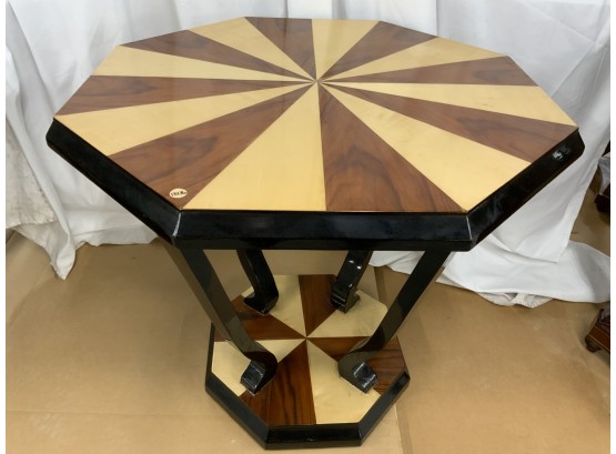 Pinwheel Inlay Side Table