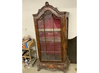 Large 1 Piece China Closet As Is