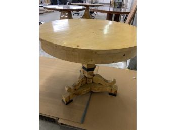Burled Round Table
