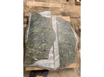 4 Pieces Of Green Marble